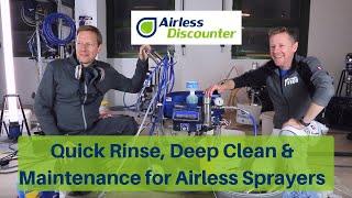 Quick Rinse, Deep Clean & Maintenance of your Airless Sprayer with Ian Crump (PaintTech)