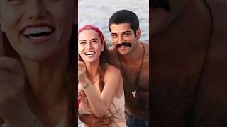 burak ozçivit with wife #new #burakozcivit #usman #shorts