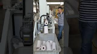 Automatic small toilet paper roll cutting machine#shorts