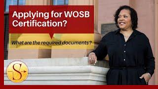 Woman Owned Small Business Certification (WOSB) - Docs needed to apply? #WOSB #SmallBusiness