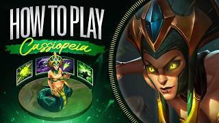 HOW TO PLAY CASSIOPEIA IN SEASON 15 - FULL INDEPTH GUIDE
