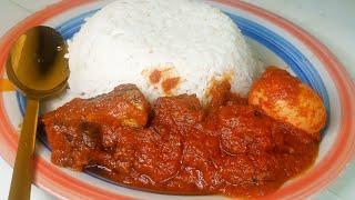 Nigerian Stew recipe/fried fish and beef mouth watering Stew/simple and Mini stew for home use