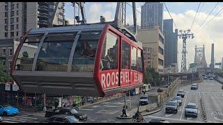 Riding on the New York Roosevelt Island Tramway (10.14.24)