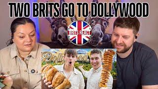 BRITS REACT | Two Brits go to Dollywood for the first time! | BLIND REACTION