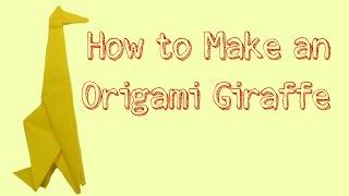 Origami Tutorial: How to Make an Easy Origami Giraffe