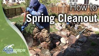 Aquascape's Spring Cleanout How To