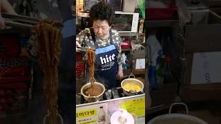 광장시장 할머니 짜장라면, 짜파게티 / Grandmother's jjajang ramen -Jjapaghetti #shorts / korean street food