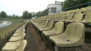 Spannung steigt - Begehung des Stadion des Friedens vor dem Finale des LVV-Cups