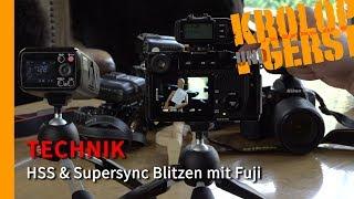 HSS und Supersync Blitzen mit Fuji   TECHNIK  Krolop&Gerst