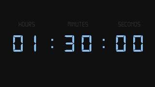 1 Hour 30 minute Clock | Timer & Alarm