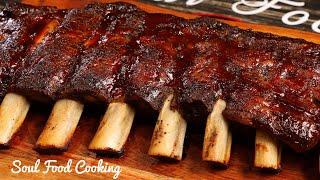 Oven Baked BBQ Beef Ribs Recipe - How to Make Ribs in the Oven