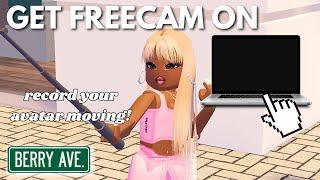 HOW TO GET FREECAM ON LAPTOP FOR BERRY AVENUE