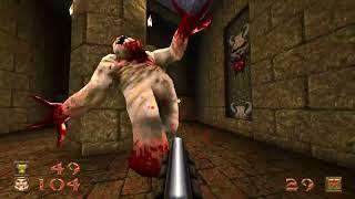 Quake Remastered: E2M6 The Dismal Oubliette - Nightmare (shotgun start)