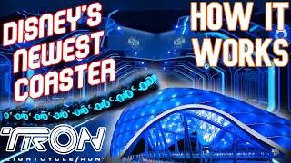 TRON Lightcycle Run - HOW IT WORKS | Behind the Ride, Tech & More!