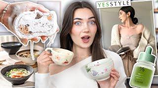 YESSTYLE SHOPPING SPREE! KOREAN BEAUTY, HOMEWARE & CLOTHING!