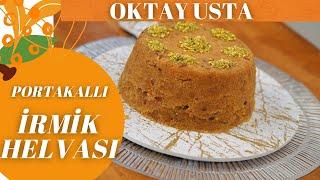 Tam Tutan Portakallı İrmik Helvası Tarifi Kandil Özel Tarifi - Chef Oktay Usta