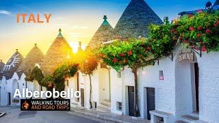 Alberobello ITALY  Italian Village Tour  Most Beautiful Villages in Italy ️ 4k video walk