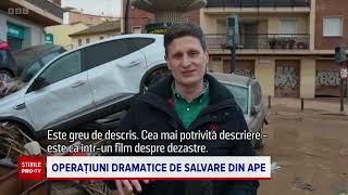 Scene apocaliptice în Spania după inundațiile devastatoare