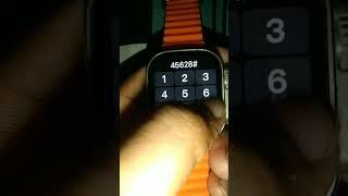 apple logo in T10 ultra2 smart watch me code live #shorts #smartwatch #youtubeshorts