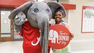 It's time for Thank A Donor Day (2024) | The University of Alabama