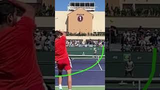 The inside-out swing path is one of the key elements for generating effortless power and topspin
