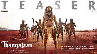 Thangalaan - Teaser (UHD) | Chiyaan Vikram | K E Gnanavelraja | Pa Ranjith | G V Prakash Kumar