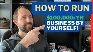 How to run a $100,000+yr/ basketball/soccer training business all by yourself (no employees needed)