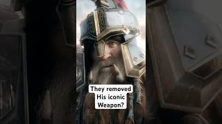 They Changed Dain's Weapon Mid-Production #shorts #tolkien #lotr #hobbit
