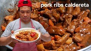 Pork Ribs Caldereta Recipe