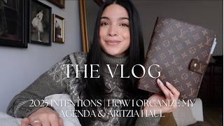 2025 INTENTIONS | HOW I ORGANIZE MY AGENDA & ARITZIA HAUL | VLOG S6:E1 | Samantha Guerrero