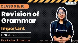 Revision of Grammar | Important | Class 9 and 10 | Preksha Sharma