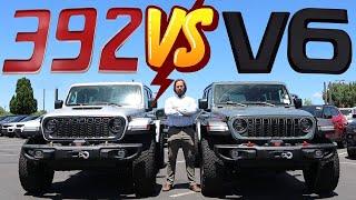 NEW Jeep Wrangler Rubicon 392 vs V6 Wrangler: Is The 392 Worth An Extra $25,000?