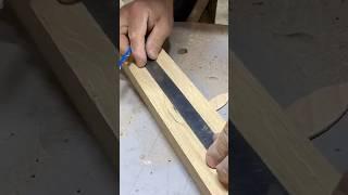 Wood defect repair using a lamella Part 1 #diy