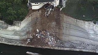 Raw: House Teeters on Edge of 75-foot Cliff