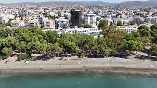 Limassol Dasoudi Beach - 1 km long flight over the beach.