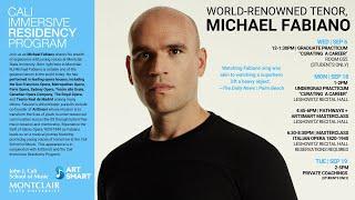 Michael Fabiano Masterclass - Cali Immersive Residency