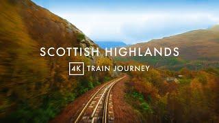 Scotland’s most picturesque railway journey | The West Highland Line Relaxing 4K Train Journey