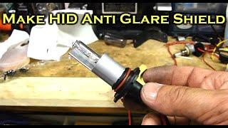 Make HID Anti Glare Shield (Casper Shield) For Reflector Headlight