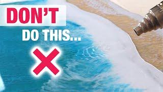 DON'T Do This | Resin Waves Tutorial (Voice Over)