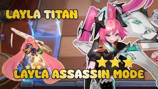 LING SKILL 2 | Layla Titan Mode | Layla Assasin ⭐⭐⭐ - Time to Shine | MLBB Magic Chess