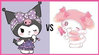 (ू•ᴗ•ू)Kuromi VS (๑•̀ㅁ•́ฅMelody