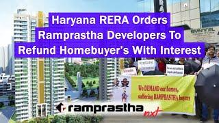 Haryana RERA Orders Ramprastha Developers To Refund Homebuyer’s With Interest | #realtyblogs