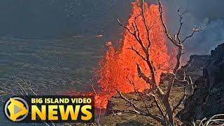 Kilauea Volcano Eruption Continues On Christmas Eve (Dec. 24, 2024)