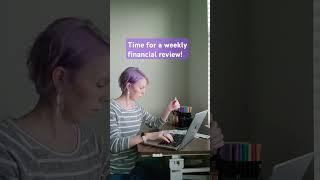 #weeklyreview #financialreview #money #moneygoals #goals #financialgoals #livingintentionally