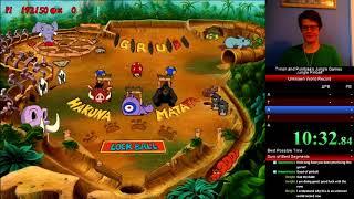 Jungle Pinball (Hakuna Matata) in 11:07 [WR] - Timon & Pumbaa's Jungle Games