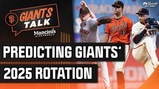 Predicting possible Giants starting rotation for 2025 season | NBC Sports Bay Area