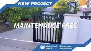 Fence and Wood like Gate Installation