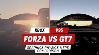 Forza Motorsport vs Gran Turismo 7 Graphics, Physics, and FPS Comparison