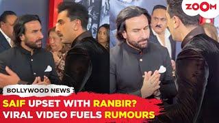 Did Saif Ali Khan get ANGRY at Ranbir Kapoor during Raj Kapoor film fest? Viral video sparks RUMOURS