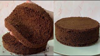 Easy Chocolate Cake Recipe | Basic Chocolate Sponge Cake Recipe | Base Recipe For 500g/1 Pound Cake